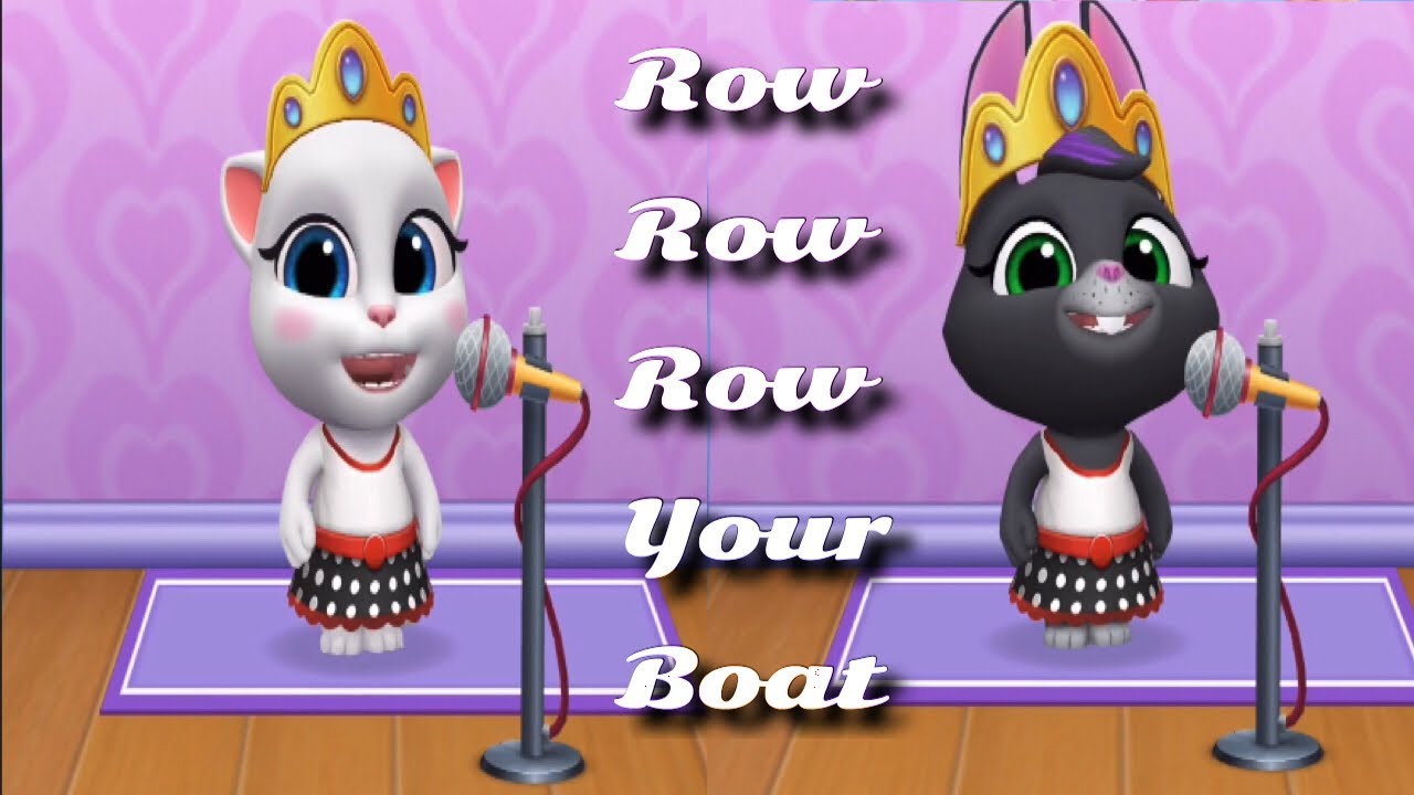 Row Row Row your Boat | My Talking Angela | My Talking Tom and Friends |