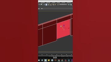 3D Max Smart Extrude For Making Windows and Door #3d #coronarender