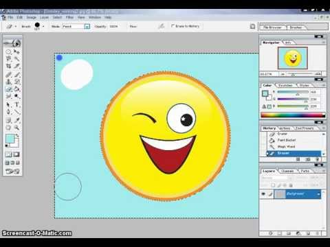 How to make transparent image in adobe photoshop .