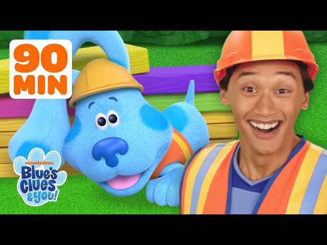 Blue and Josh Build a Treehouse 🏡 w/ Magenta! | 90 Minutes | Blue's Clues and You! class=