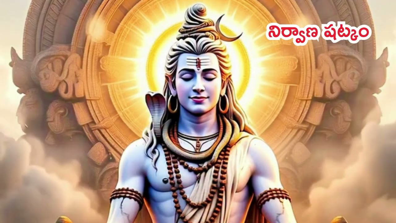 Nirvana Shatkam Telugu | Adi Shankaracharya | Shiva Aham Song | High Tempo Powerful Chant
