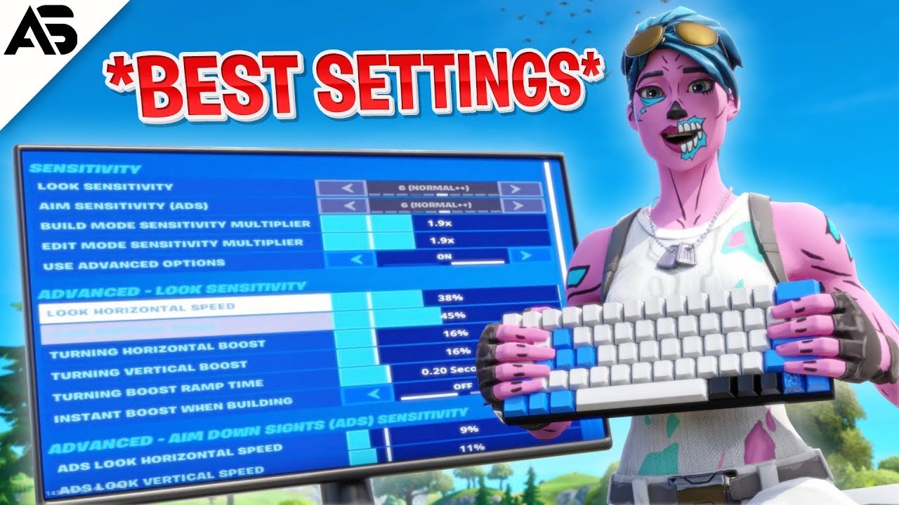 The best Fortnite keyBoard and mouse settings. - YouTube