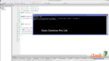 C langauge (Tutorial)- Scope rules in C For Absolute Beginners (PART-17)