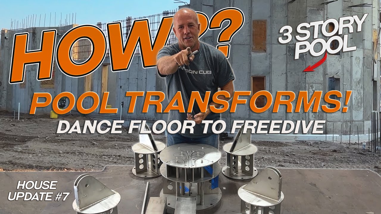 How!? Transforming Pool Dance Floor to Freedive House Update 7