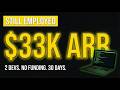 They Built an AI Startup Without Quitting — $33K ARR Breakdown