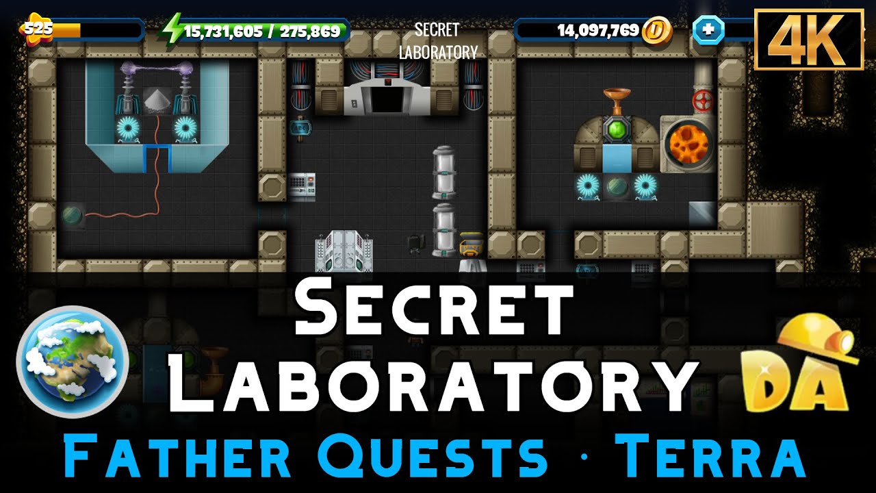 Father's Hidden Lab Secret Laboratory | Father Terra #2 | Diggy's Adventure - YouTube