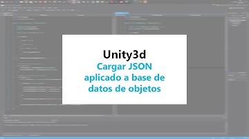 Json en Unity3D y base de datos de objetos/items