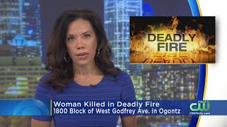 Woman Killed In Deadly Ogontz Fire