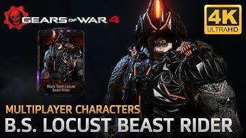 Gears of War 4 - Multiplayer Characters: Black Steel Locust Beast Rider
