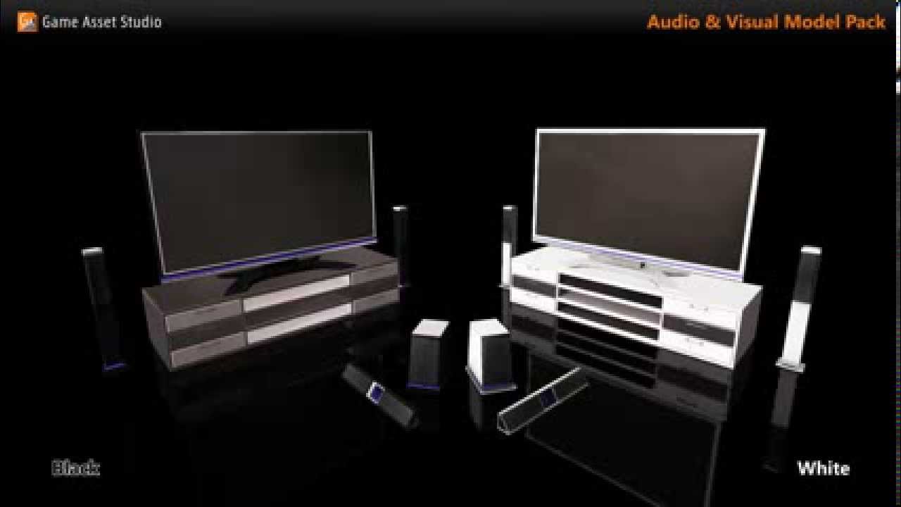 Audio & Visual Model Pack by Game Asset Studio - YouTube
