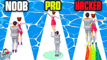 NOOB vs PRO vs HACKER Oggy In Skate Up! | Vitamin Gameplay