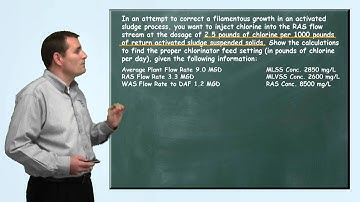 Problem Solved: Chlorinator Feed Rate Problem - Wastewater Math