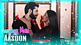 Naagin 5 VM | Veer💞Bani Love | Aankhon Mein Aasoon Vm Full Screen Video | Insta Reels