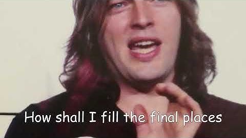 Pink Floyd Empty Spaces/Young Lust with Lyrics