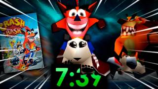 El SPEEDRUN de CRASH BASH... DURA MENOS de 10 MINUTOS (GLITCH)