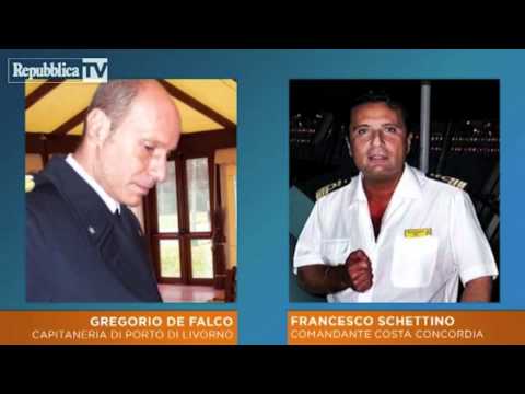 Le due telefonate della Capitaneria di Porto al comandante Schettino della nave Costa Concordia