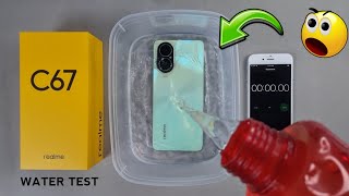 Realme C67 4G Water Test 💦💧| iP54 Water Test Of Realme C67