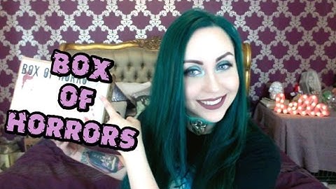 Box Of Horrors unboxing, March 2017