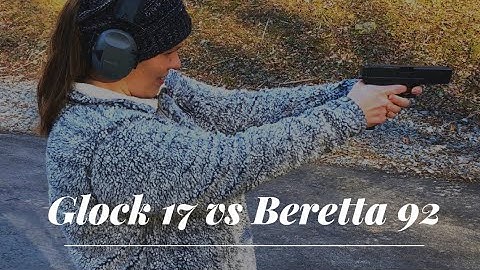 Glock 17 vs Beretta 92!  Full-size 9mm review.
