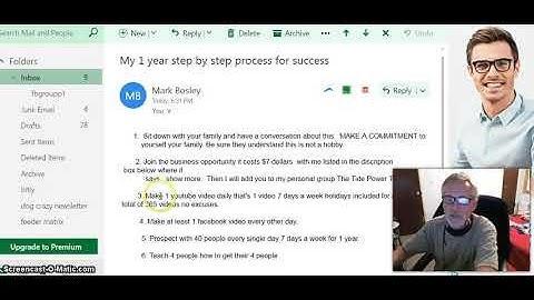 My 1 year 3 step process to success l mark bosley