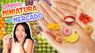 🍅TODO LO MINIATURA del MERCADO 🍎🍍🥐🍤¡BARATITO Y FRESQUECITO!💕| CONNY MERLIN