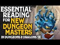 Essential reading for new dms in dungeons and dragons 5e