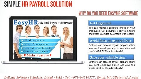 HR Payroll Software - EasyHR Demo