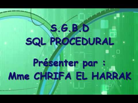 Vidéo: SQL est-il un langage procédural ?