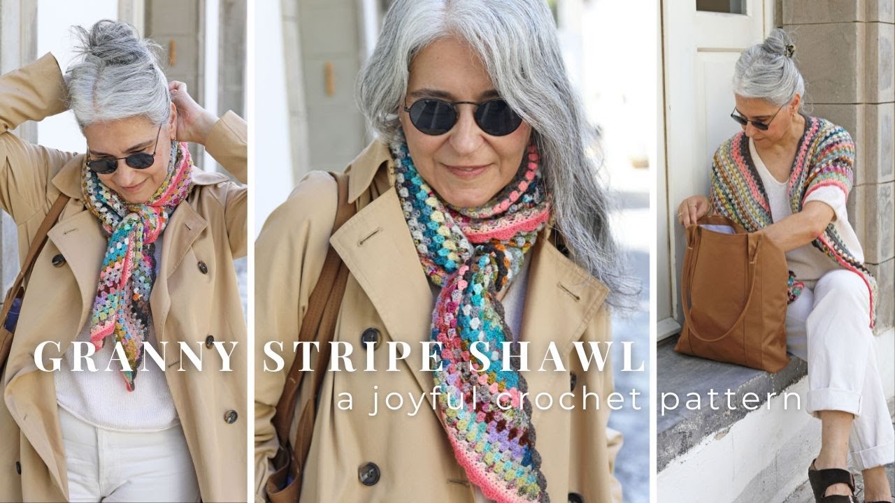 Slow Making & Escapism | Granny Stripe Shawl Crochet Pattern Revealed!