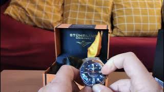 Stührling Original Aquadiver Swiss Automatic Depthmaster Heritage 883H 42mm Diver (Unboxing)
