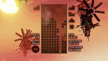 Wumbo TETRIS EFFECT Playthrough #1 Ranked Journey Mode
