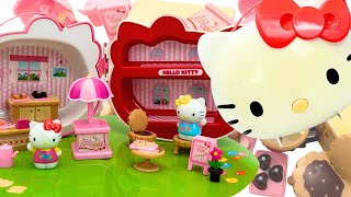 5 Minutes Satisfying with Unboxing Cute Hello Kitty Cafe ASMR