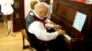 Dill Pickles Rag on two pianos, oboe & flute, jam session