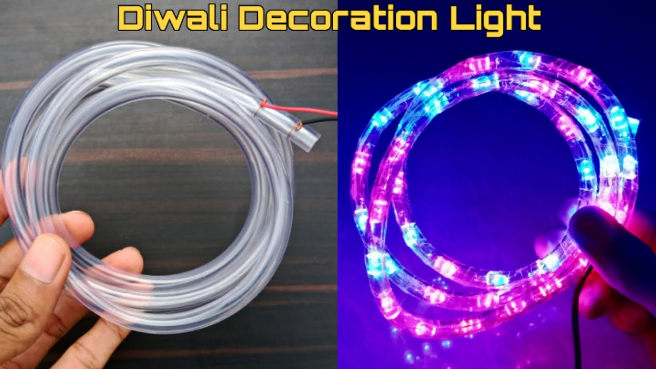 How To Make Led Decoration Light At Home | Led Light For Diwali ...