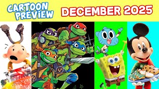 Every Cartoon Movie & Series In December 2025 Spongebob, Tmnt, Fnaf 2, Gumball, Wimpy Kid, Mickey