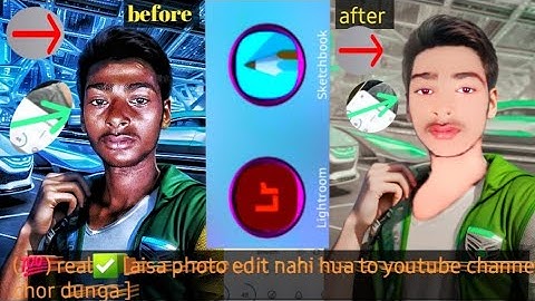 HDR face smooth sketchbook and lightroom for remini photo editing face white and smooth 💯