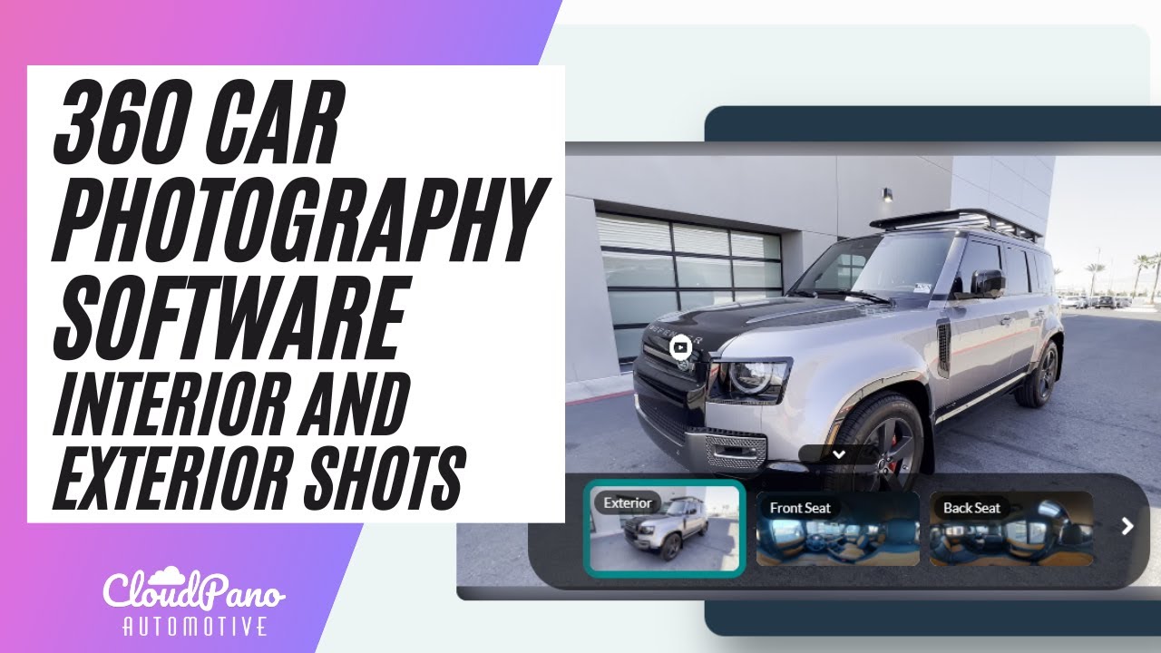 360 Car Photography Software Interior and Exterior Shots