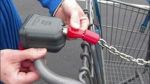 How to use a cart lock
