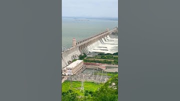 Tungabhadra Dam Gate is open ￼#krishna #water #travel #views #nature #cool #karnataka #telugu #love