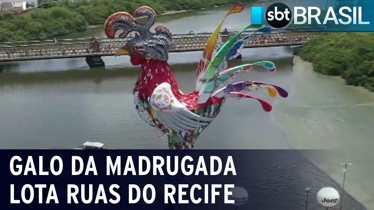 Maior bloco do mundo pelo Guinness Book, Galo da Madrugada lota Recife | SBT Brasil (10/02/24)