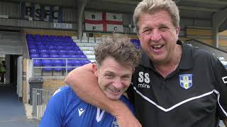 JAMIE CURETON AND STEVE SMITH REACTION AFTER CHESHUNT WIN