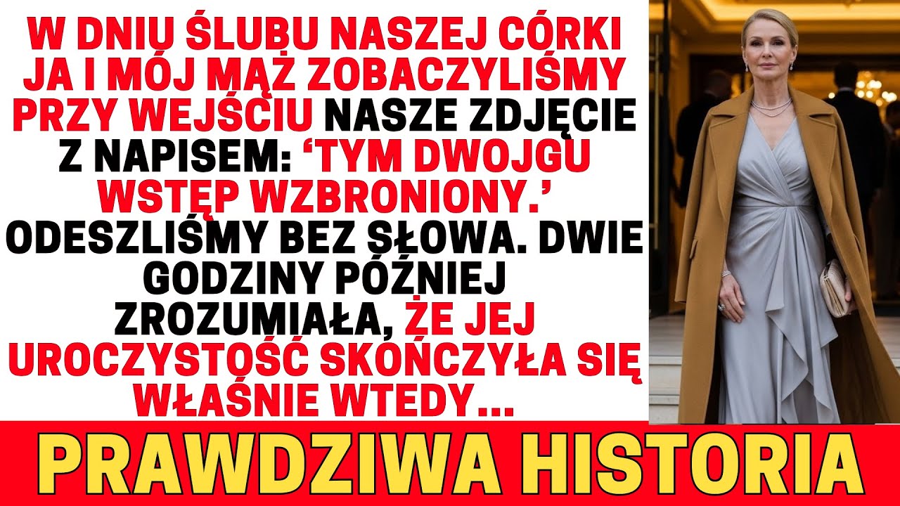 Syn zabronił nam przyjść na swój ślub, lecz jego wielki dzień skończył się od razu…
