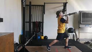 Dauntless Training - Split Stance Barbell Press