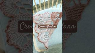 Crochet Bandana#crochet #crochetbandana #bandana #crochettutorial #crochetforbeginners #howtocrochet