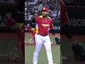 A potential run-saving play! Wander Encarnacion makes a great stop at the hot corner for Team Spain