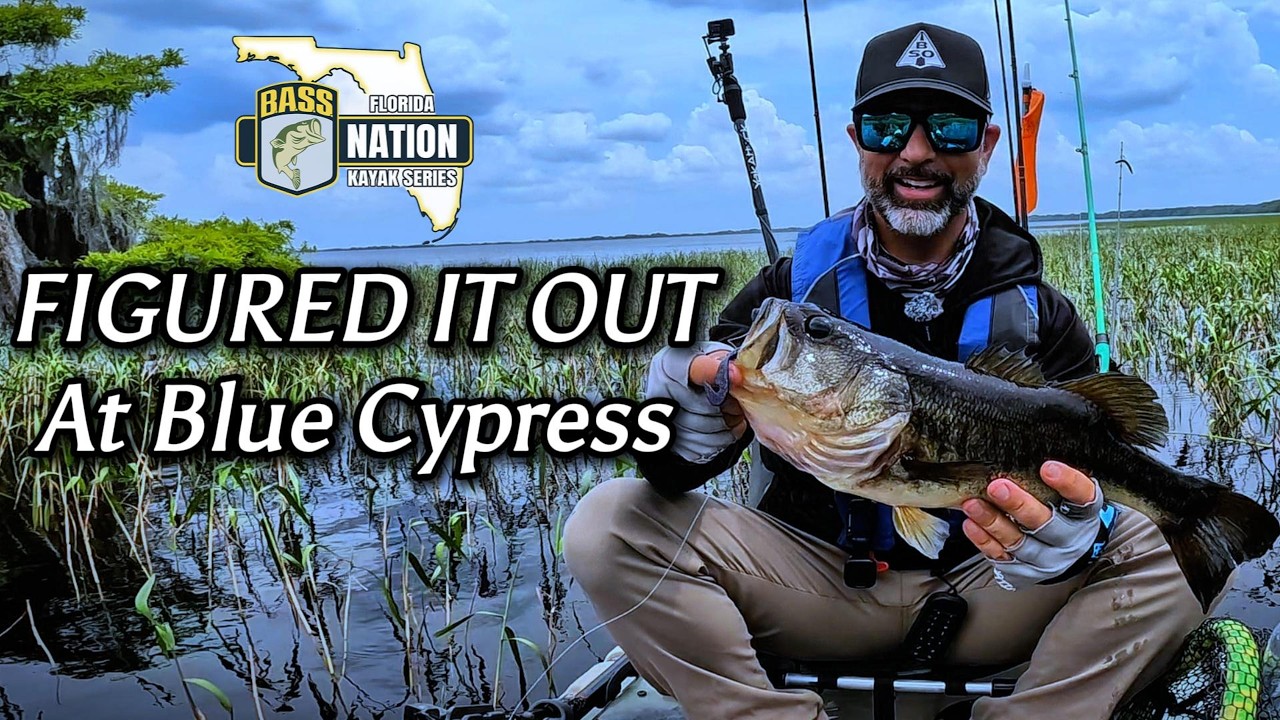 🎣 We FIGURED OUT Blue Cypress | Florida B.A.S.S. Nation Kayak Series