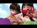 ぽぽちゃん おしゃべりハサミ お道具 おもちゃ おままごと Baby Doll Popochan The scissors Toy