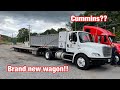 THE SINGLE AXLE CABOVER GETS A BRAND NEW 2021 ALUMINUM TRAILER.. ITS SO NICE!!!!