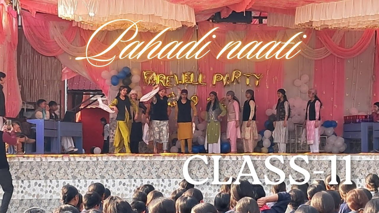 Class 11th girls special NAATI ||Farewell party ||JNV NAHAN || SIRMAUR 