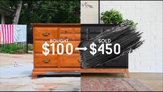 FB Marketplace Furniture Flip // Furniture Makeover // Flipping Furniture for Profit